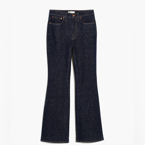 Madewell Women's Straight Leg Jeans - Dark Blue - Picture 4 of 14
